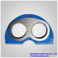 hardfacing sermac wear plate for concrete pump